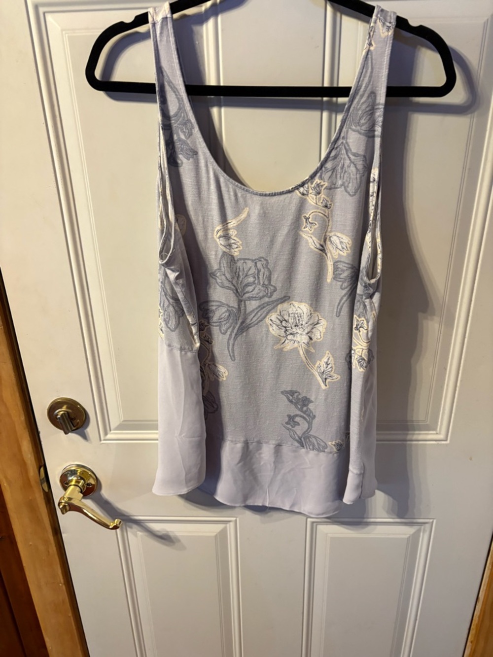 Maurices Floral Scoop Neck Tank Top XLarge